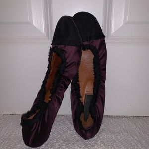 lanvin paris ballet flats.